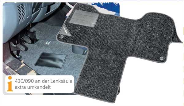 Fahrerhauskabinen-Teppich de Luxe Iveco Daily 2014